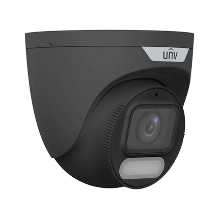 Uniview UNV IPC3626LE-ADF28K-WP 6MP ColorHunter black turret camera side profile