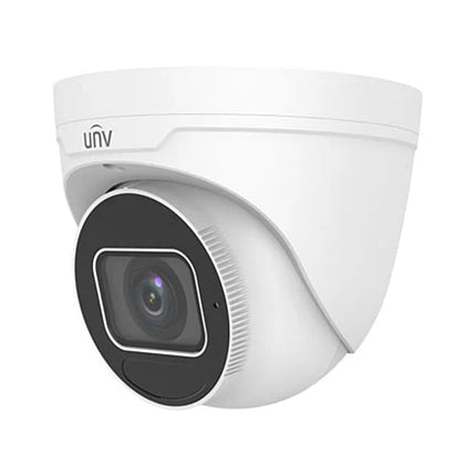 Side profile showing 2.7–13.5 mm motorized varifocal lens