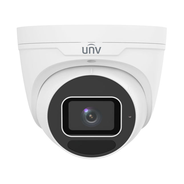 Front view of Uniview UNV IPC3638SB-ADZK-I0 8MP LightHunter motorized VF turret camera