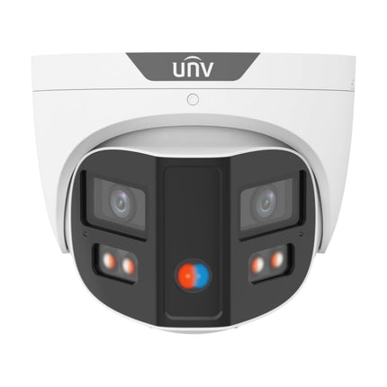 Uniview UNV IPC3K28SE-ADF28KMC-DL-I0 8MP 180° ColorHunter turret with dual light and red/blue warning