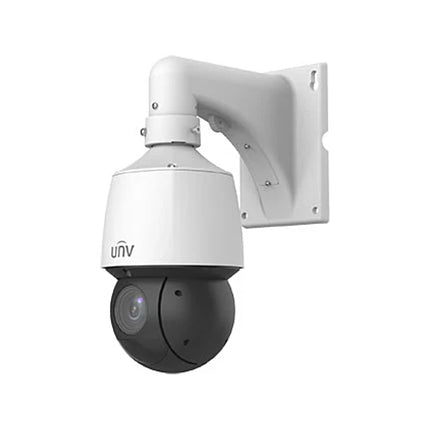 Uniview UNV IPC6424SR-X25-VF-B 4MP 25× LightHunter PTZ Dome Camera installed outdoors