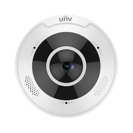 Uniview IPC86CEB-AF18KC-I0 12MP fisheye 360° panoramic and dewarped multi-view example