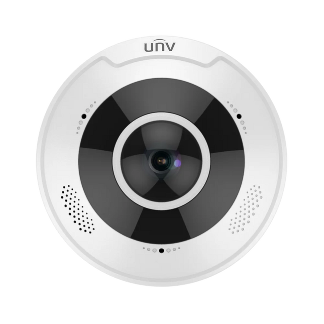 Uniview IPC86CEB-AF18KC-I0 12MP fisheye 360° panoramic and dewarped multi-view example