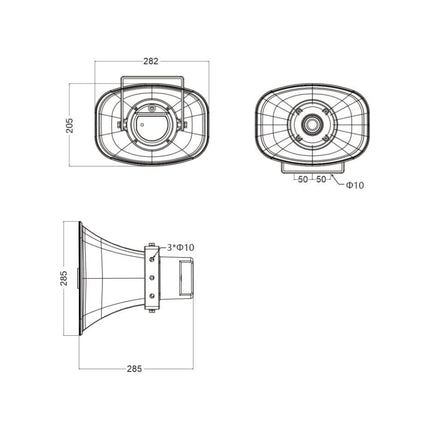 Uniview UNV IPS302030-S 30W Outdoor IP Horn Speaker