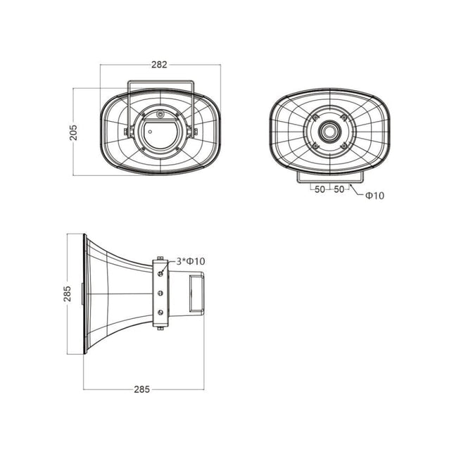 Uniview UNV IPS302030-S 30W Outdoor IP Horn Speaker