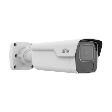 UNV 6MP LightHunter IR Fixed Bullet Camera in White (IPC2B16SS-ADF28K-I1) with 80m IR and Built-in Mic.