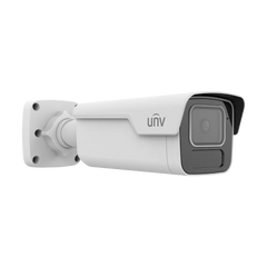 UNV 8MP (4K) LightHunter IR Fixed Bullet Camera (IPC2B18SS-ADF28K-I1) featuring 80m Smart IR and professional outdoor housing.