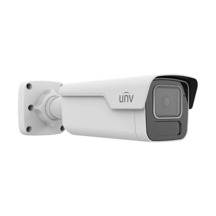 UNV 8MP (4K) LightHunter IR Fixed Bullet Camera (IPC2B18SS-ADF28K-I1) featuring 80m Smart IR and professional outdoor housing.