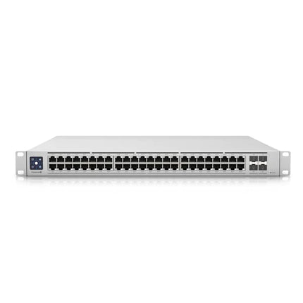 Ubiquiti Switch Enterprise 48 - port PoE+ 48x2.5GbE Ports, Ideal For Wi - Fi 6 AP, 4x 10g SFP+ Ports For Uplinks, Managed Layer 3 Switch - CCTV Guru