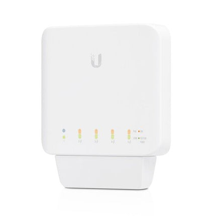 Ubiquiti UniFi USW Flex - Managed, Layer 2 Gigabit switch with auto - sensing 802.3af PoE support. 1x PoE In, 4x PoE Out - CCTV Guru