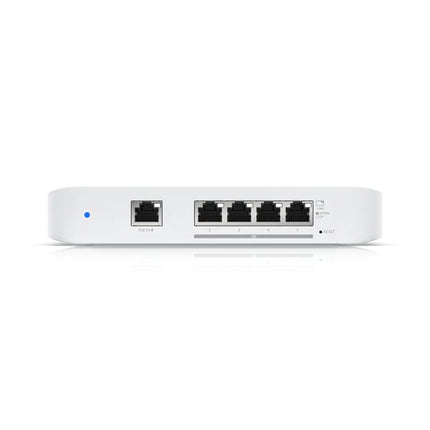 Ubiquiti UniFi Switch Flex XG - Layer 2 switch with (4) 10GbE RJ45 ports and (1) GbE, 802.3at PoE+ RJ45 input. - CCTV Guru