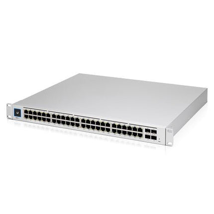 Ubiquiti UniFi 48 port Managed Gigabit Layer2 and Layer3 switch with auto - sensing 802.3at PoE+ and 802.3bt PoE, SFP+ : Touch Display - 660W GEN2 - CCTV Guru