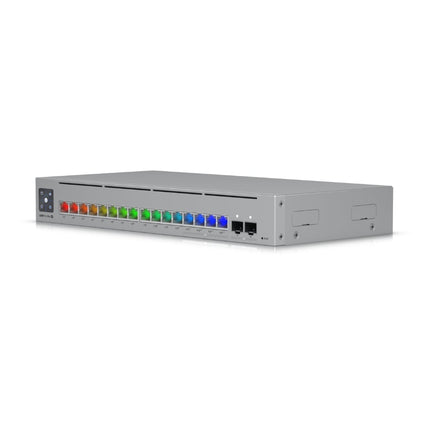 Ubiquiti USW-Pro-Max-16-PoE front view – 16-port UniFi switch