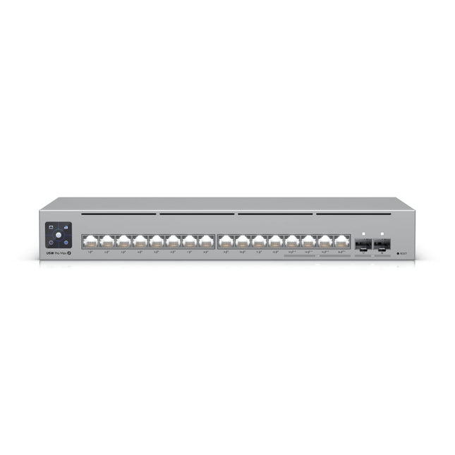 Ubiquiti USW-Pro-Max-16-PoE rear ports 2.5GbE and SFP+