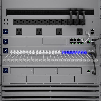 Ubiquiti Pro Max 24, 24 - port, Layer 3 Etherlighting Switch, 2.5 GbE, 16 GbE RJ45 Ports, 16 GbE RJ45 2 10G SFP+, Throughput 56 Gbps - CCTV Guru