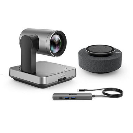 Yealink UVC84 BYOD Teams Video Conference Kit For Large Rooms, 1x UVC84, MSpeach Speakerphone, 1x BYOD Box - CCTV Guru