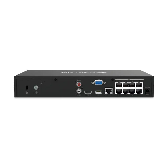 TP-Link VIGI 8-channel PoE+ network video recorder for business security systems.