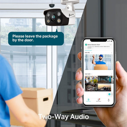 TP - Link VIGI 4MP C340(2.8mm) Outdoor Full - Colour Bullet Network Camera, 2.8mm Lens, Smart Detection, 2YW (LD) - CCTV Guru
