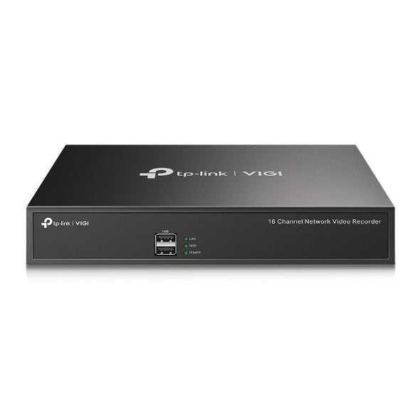 TP - Link VIGI NVR1016H 16 Channel Network Video Recorder, 24/7 Continuous Recording, Up To 10TB (HDD Not Included), 16 Channel Live View, Up To 8MP - CCTV Guru