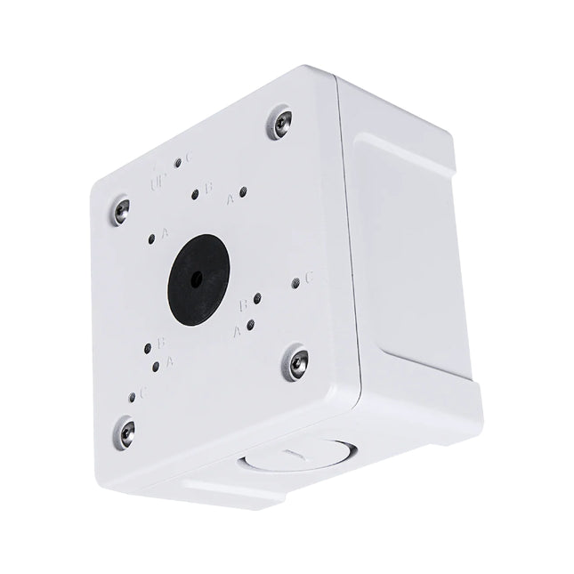 Vivotek AM-71C white aluminium waterproof junction box for outdoor surveillance camera mounting in Australia.