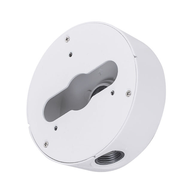 Vivotek AM-71E-V02 white aluminium outdoor conduit box for IP camera installations in Australia.