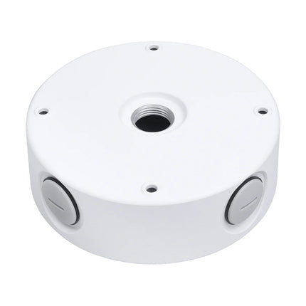 Vivotek AM-71G-V01 white aluminium outdoor conduit box for surveillance camera installation in Australia.