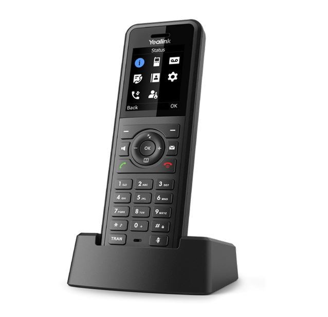 Yealink W57R Ruggedised SIP DECT IPPhone Handset, 1.8' color screen, HD Voice, up to 40 hrs talk time, 575 hrs standby, Vibration alarm - CCTV Guru
