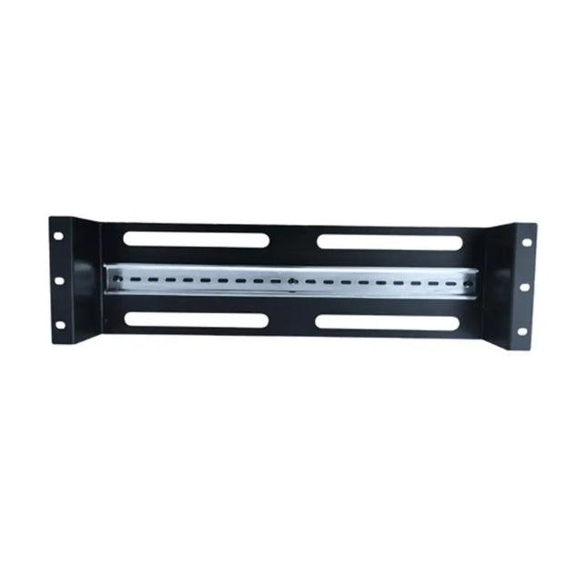 LDR Rackmount Din Rail, Black Metal Construction, 35mm International Din Rail - CCTV Guru