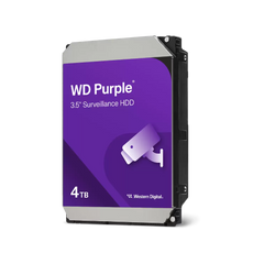 Western Digital WD43PURZ 4TB Purple Surveillance hard drive for CCTV and NVR systems.