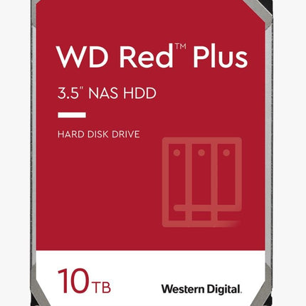 WD RED NAS HD 10TB, 3.5",SATA 6 Gb/s,256 MB cache, 3YR WARRANTY - CCTV Guru