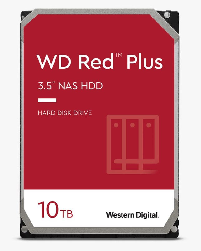 WD RED NAS HD 10TB, 3.5",SATA 6 Gb/s,256 MB cache, 3YR WARRANTY - CCTV Guru