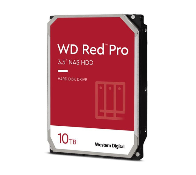 WD Red Pro,DESKTOP,3.5 form factor,SATA interface, 10TB,128 cache, 5 yrs warranty - CCTV Guru