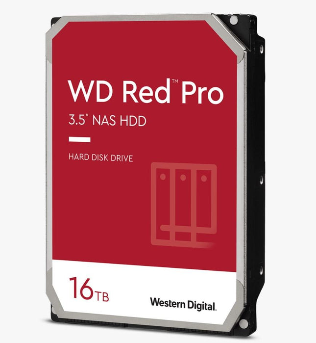 WD Red Pro,16TB, 3.5 form factor, SATA 6 Gb/s, 7200 RPM, 256 cache, 5 yrs warranty - CCTV Guru