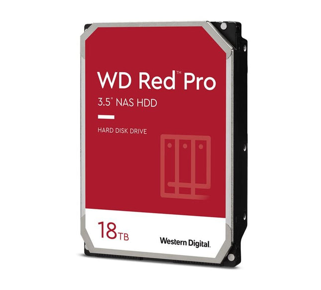 WD Red Pro,18TB, 3.5 form factor, SATA 6 Gb/s, 7200 RPM, 256 cache, 5 yrs warranty - CCTV Guru