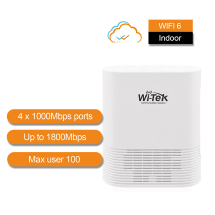 Wi - Tek Wi - Fi 6 Wireless Mesh Router, WI - AX1800M V2 - CCTV Guru