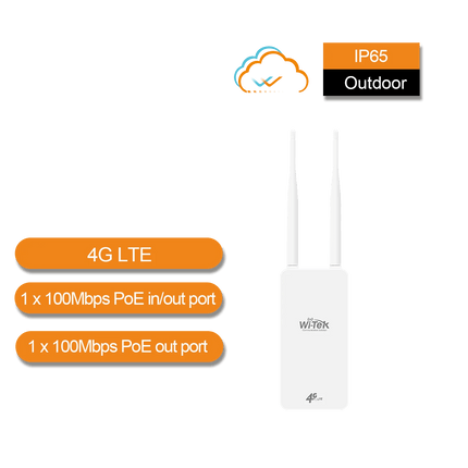 Wi - Tek WI - LTE117 - O 4G Wi - Fi and Wire Network Router - CCTV Guru