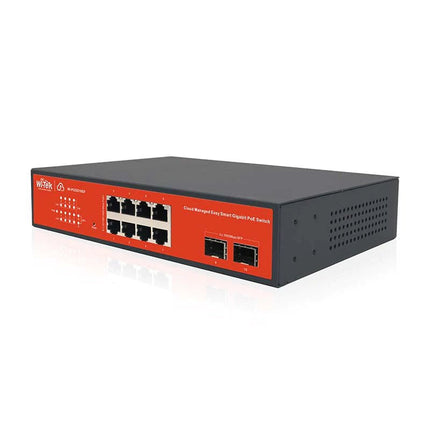 Wi - Tek Cloud Easy Smart 10 Ports PoE Switch, WI - PCES310GF - CCTV Guru