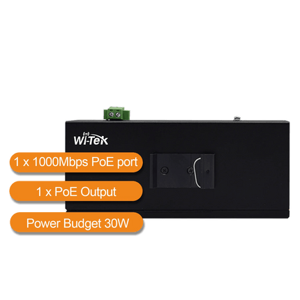 Wi - Tek 2 Ports UPS POE Injector, WI - PS302G - UPS - CCTV Guru