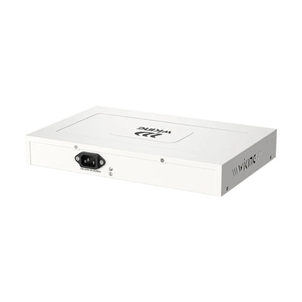 Rear panel of Wi-Tek Wiking WK-PS219GF PoE Switch showing AC input and grounding