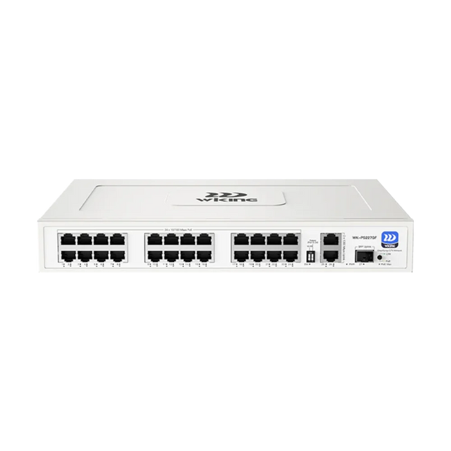Wi-Tek WK-PS227GF PoE switch with 24 PoE ports, Gigabit uplinks and SFP slot
