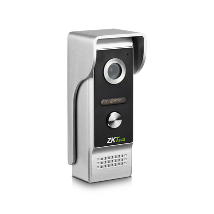 ZKTeco VE01-A50L 4-wire villa outdoor station featuring a 2MP camera and durable zinc alloy housing.