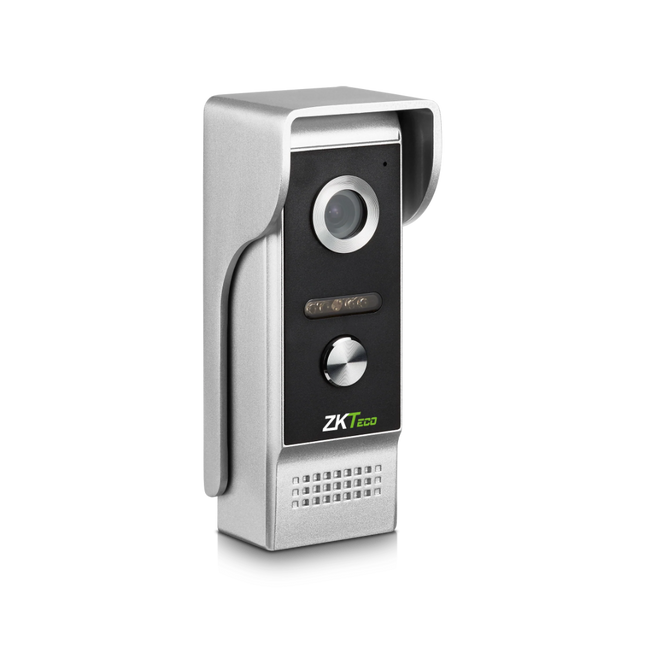 ZKTeco VE01-A50L 4-wire villa outdoor station featuring a 2MP camera and durable zinc alloy housing.