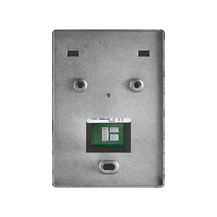 Rear view showing the 4-wire connection terminals on the ZKTeco villa outdoor station.