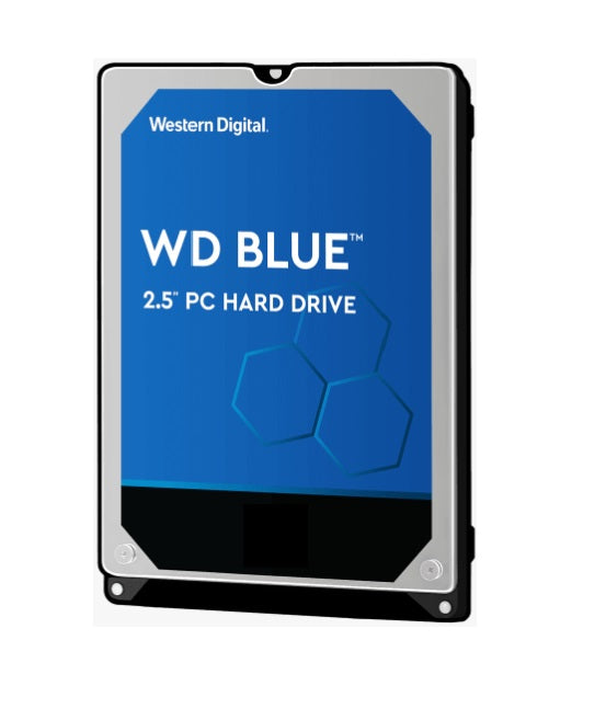 Western Digital WD Blue 500GB 2.5' HDD SATA 6Gb/s 5400RPM 16MB Cache CMR Tech 2yrs Wty ~WD5000LPCX - CCTV Guru