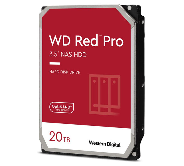 WD Red Pro,20TB, 3.5 form factor, SATA 6 Gb/s, 7200 RPM, 512 cache, 5 yrs warranty - CCTV Guru