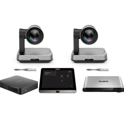Yealink MVC940 Windows based MTR, MCore Pro, UVC90 Camera Hub, 8' Touch Screen, 2x UVC84 12x Optical Zoom Camera, 2x WPP20, No Audio Devices Included