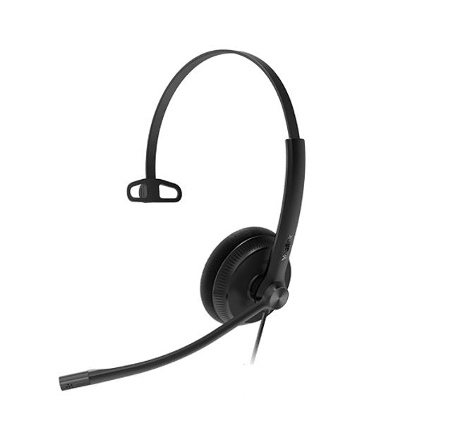 Yealink YHS34 Lite Mono Wideband Noise-Canceling Headset, Monaural Ear, RJ9, QD Cord, Foamy Ear Cushion, Hearing Protection - CCTV Guru