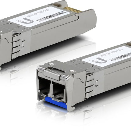 Ubiquiti UFiber SFP+ Single-Mode Fiber Module, 10 Gbps, 10km Distance, 2-pack - CCTV Guru