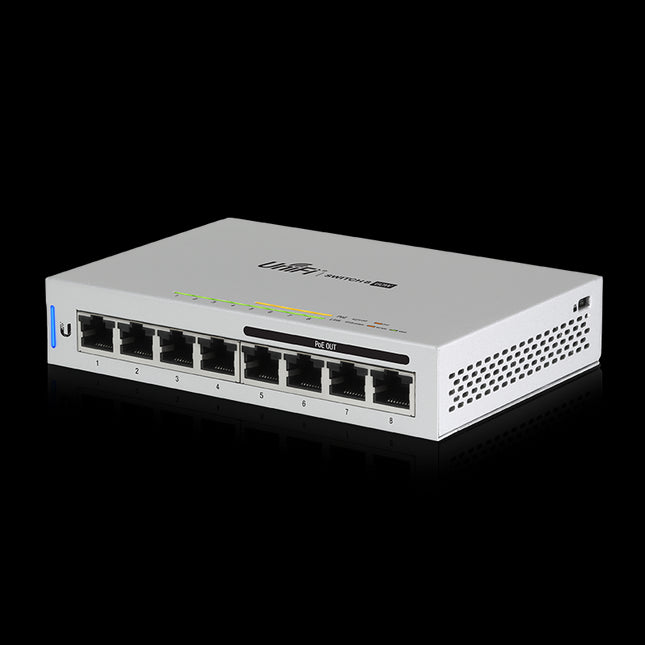 Ubiquiti UniFi Switch 8-port 60W with 4 x 802.3af PoE Ports - Single Pack