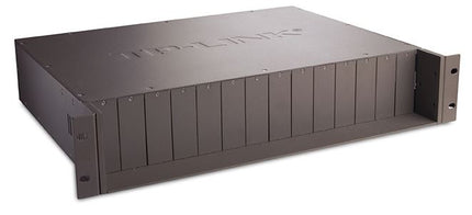 TP-Link MC1400 19' 2U Rackmount Chassis for 14-Slot Media Converters, Redundant Power Supply, Hot-Swappable, Mounted,Two Cooling Fans - CCTV Guru